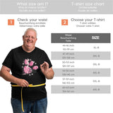 Pink Panther Paw Print Big Size Men's T-shirt