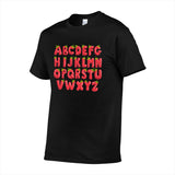 Strawberry English Alphabet Red Men's Short Sleeve T-shirt