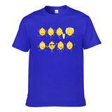 Lemon Funny Fresh Fruits Emotions Men's Short Sleeve T-shirt