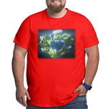 Minecraft Glowing Creepers Big Size Men's T-shirt