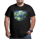 Minecraft Glowing Creepers Big Size Men's T-shirt