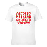 Strawberry English Alphabet Red Men's Short Sleeve T-shirt
