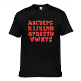 Strawberry English Alphabet Red Men's Short Sleeve T-shirt