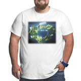 Minecraft Glowing Creepers Big Size Men's T-shirt