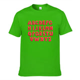 Strawberry English Alphabet Red Men's Short Sleeve T-shirt