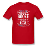 Air Jordan 1 Spider Man 1s Sneaker Tee Booze Refuse Lose Shirt