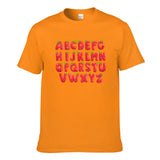 Strawberry English Alphabet Red Men's Short Sleeve T-shirt