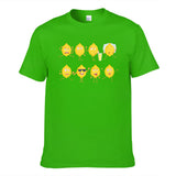 Lemon Funny Fresh Fruits Emotions Men's Short Sleeve T-shirt