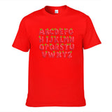 Strawberry English Alphabet Red Men's Short Sleeve T-shirt