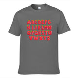 Strawberry English Alphabet Red Men's Short Sleeve T-shirt